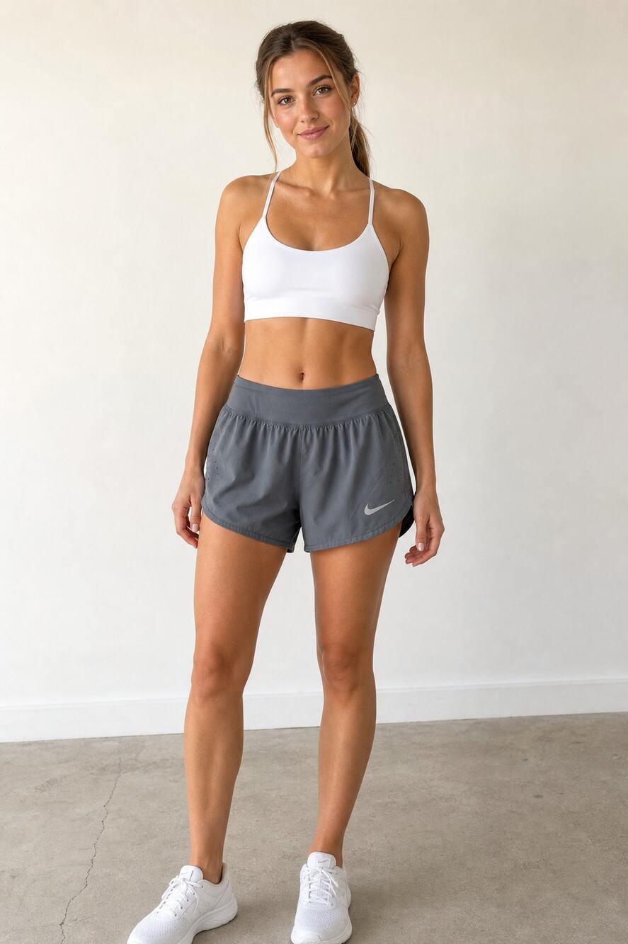Nike Gray Dri-FIT Running Shorts Size S